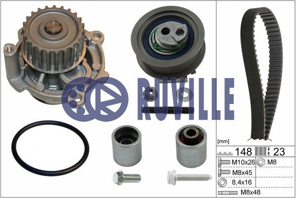 Set pompa apa + curea dintata (55772701 EVR) AUDI,SEAT,SKODA,VW