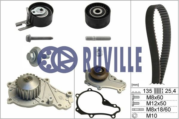 Set pompa apa + curea dintata (55953711 EVR) Citroen,SUZUKI