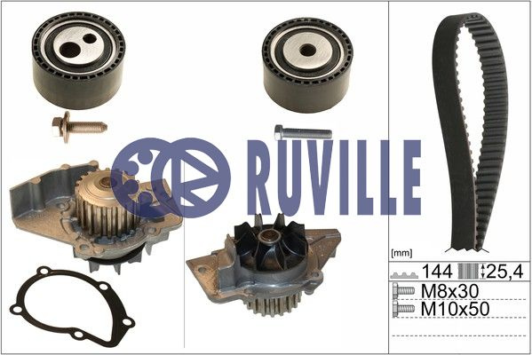 Set pompa apa + curea dintata (55971721 EVR) Citroen,FIAT,PEUGEOT