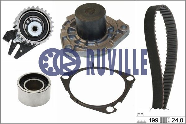 Set pompa apa + curea dintata (56036781 EVR) ALFA ROMEO,FIAT,LANCIA
