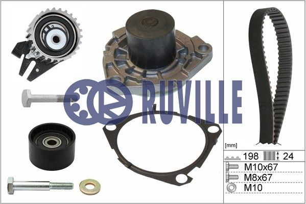 Set pompa apa + curea dintata (56036791 EVR) ALFA ROMEO,FIAT