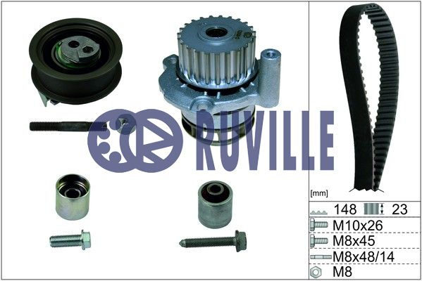 Set pompa apa + curea dintata (56368701 EVR) AUDI,SEAT,VW