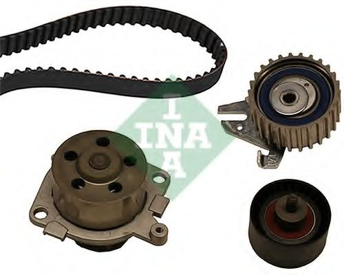 Set pompa apa + curea dintata ALFA ROMEO 156 Sportwagon (932) (2000 - 2006) INA 530 0225 30 piesa NOUA