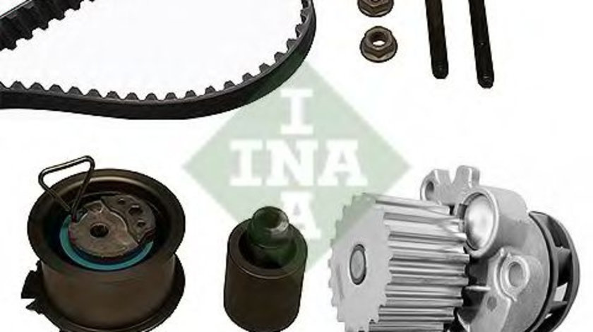 Set pompa apa + curea dintata AUDI A2 (8Z0) (2000 - 2005) INA 530 0201 30 piesa NOUA