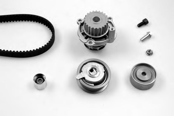 Set pompa apa + curea dintata AUDI A3 (8P1) (2003 - 2012) HEPU PK05725 piesa NOUA