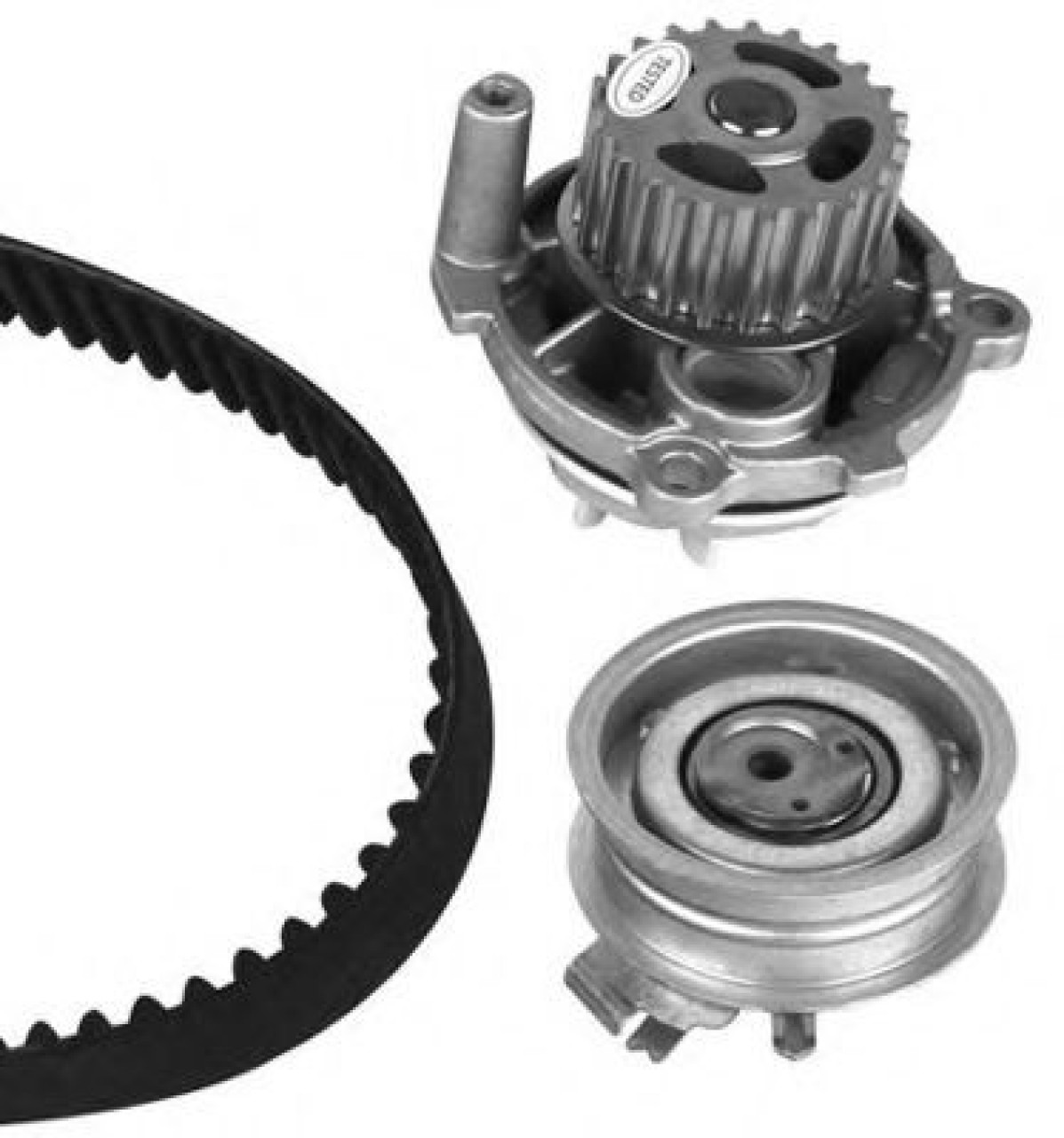 Set pompa apa + curea dintata AUDI A3 Cabriolet (8P7) (2008 - 2013) GRAF KP904-1 piesa NOUA