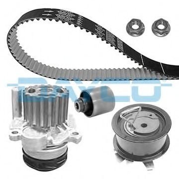 Set pompa apa + curea dintata AUDI A4 Cabriolet (8H7, B6, 8HE, B7) (2002 - 2009) DAYCO KTBWP2961 pie...