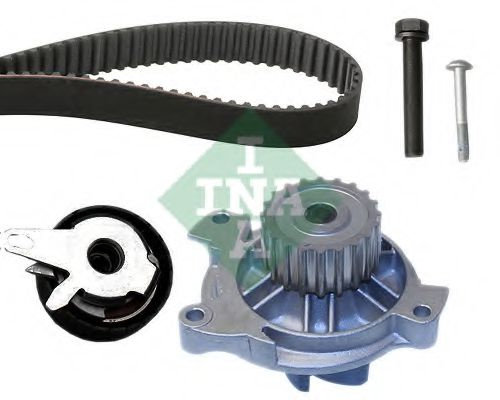 Set pompa apa + curea dintata AUDI A6 (4A, C4) (1994 - 1997) INA 530 0173 30 piesa NOUA