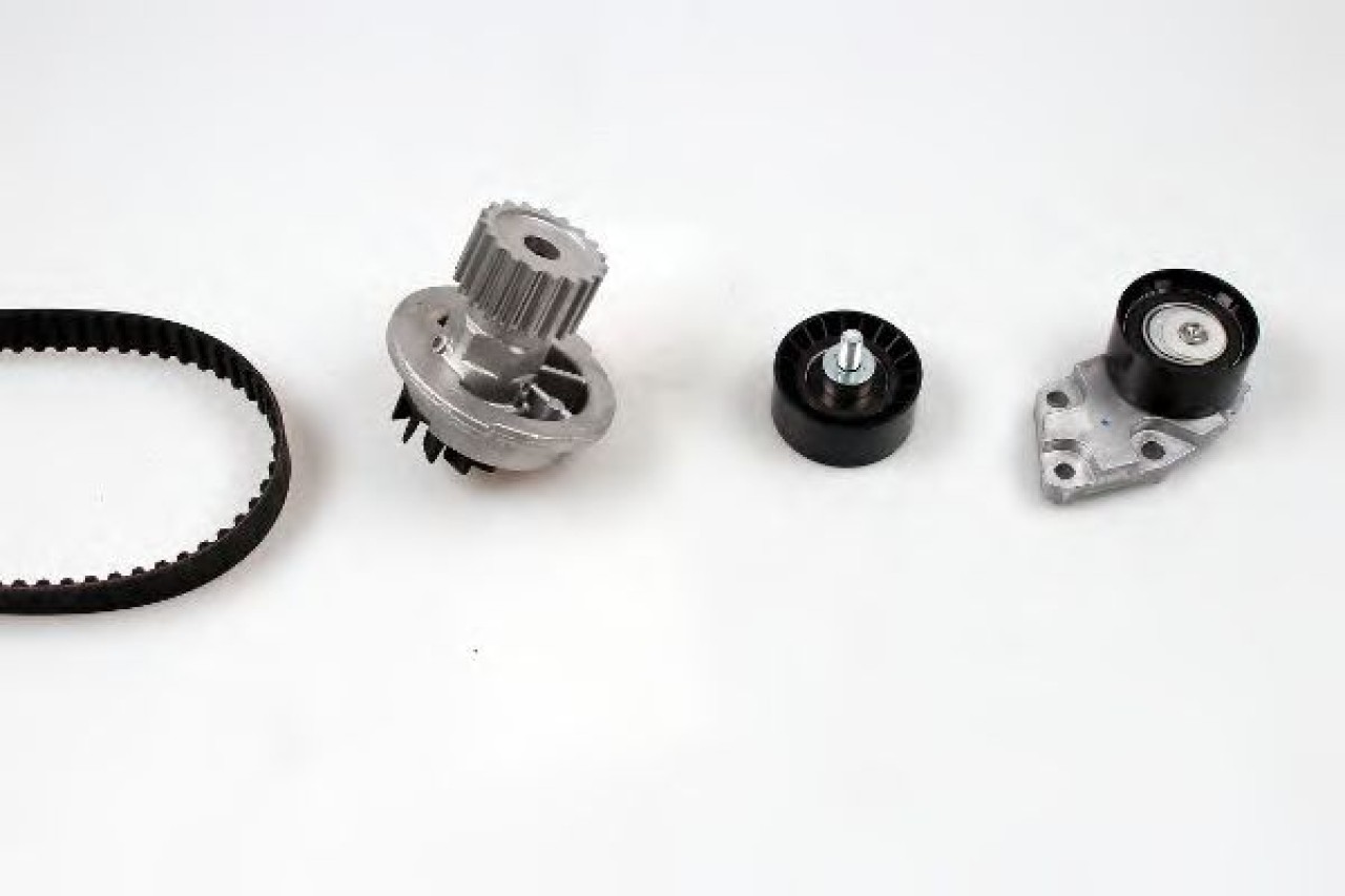 Set pompa apa + curea dintata CHEVROLET AVEO Limuzina (T250, T255) (2005 - 2016) HEPU PK07950 piesa NOUA