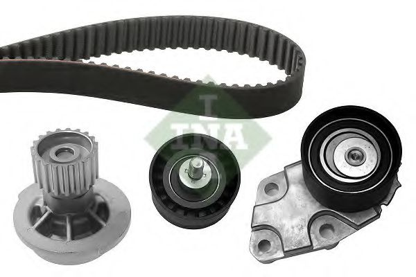 Set pompa apa + curea dintata CHEVROLET AVEO Limuzina (T250, T255) (2005 - 2016) INA 530 0332 30 piesa NOUA