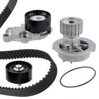 Set pompa apa + curea dintata CHEVROLET AVEO Limuzina (T250, T255) (2005 - 2016) GRAF KP696-1 piesa NOUA