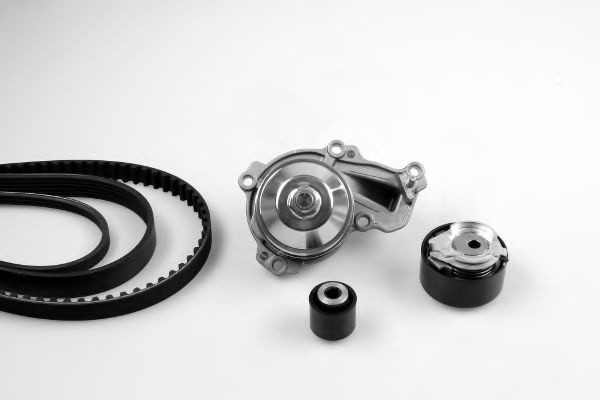 Set pompa apa + curea dintata CITROEN DS3 (2009 - 2015) HEPU PK09081 piesa NOUA