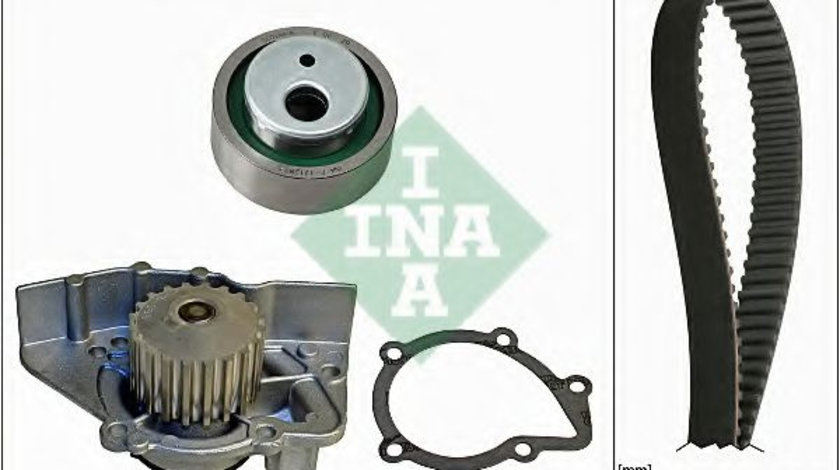 Set pompa apa + curea dintata CITROEN XANTIA (X1) (1993 - 1998) INA 530 0258 30 piesa NOUA