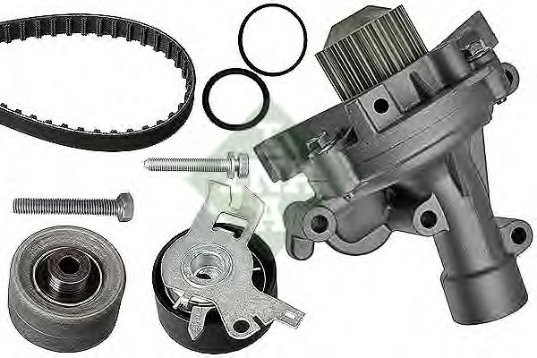 Set pompa apa + curea dintata CITROEN XSARA PICASSO (N68) (1999 - 2016) INA 530 0238 30 piesa NOUA