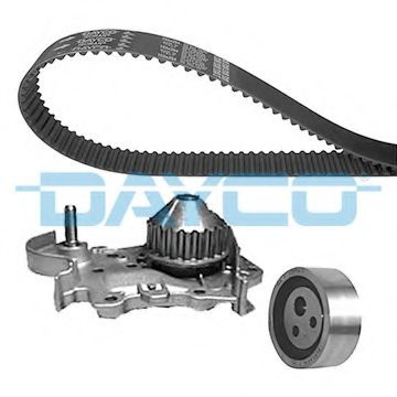 Set pompa apa + curea dintata DACIA SANDERO (2008 - 2016) DAYCO KTBWP2591 piesa NOUA