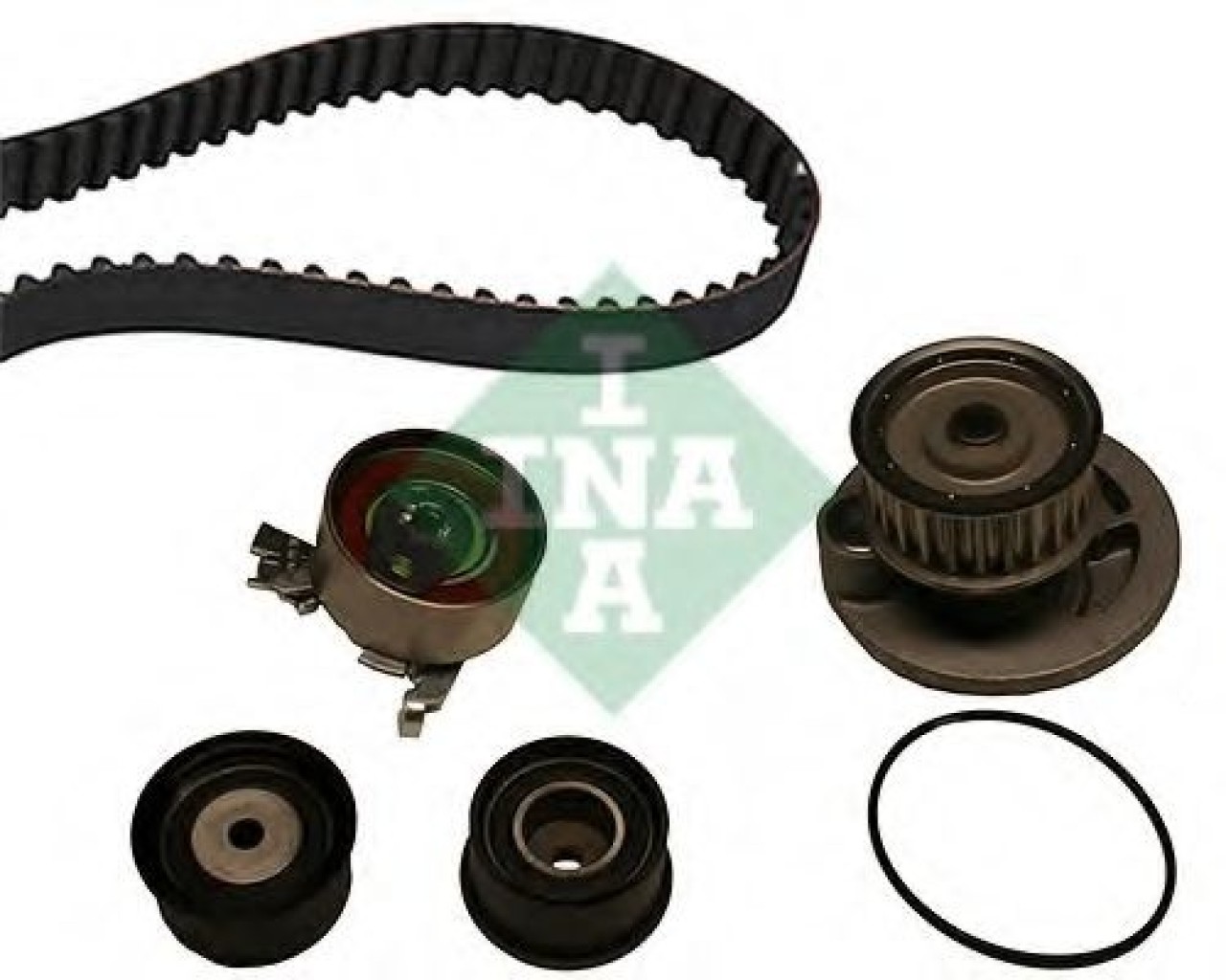 Set pompa apa + curea dintata DAEWOO NUBIRA Limuzina (KLAJ) (1997 - 2016) INA 530 0049 30 piesa NOUA