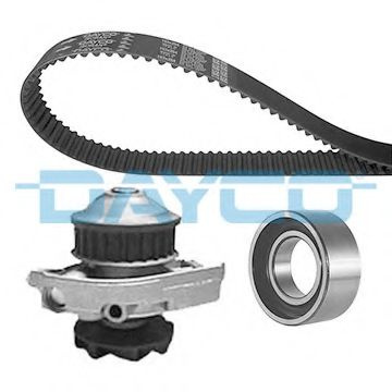 Set pompa apa + curea dintata FIAT PANDA Van (141) (1986 - 2004) DAYCO KTBWP2920 piesa NOUA
