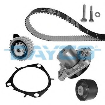 Set pompa apa + curea dintata FIAT PRATICO platou / sasiu (263) (2010 - 2016) DAYCO KTBWP7610 piesa NOUA