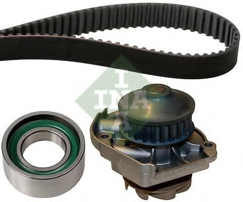 Set pompa apa + curea dintata FIAT PUNTO Cabriolet (176C) (1994 - 2000) INA 530 0206 30 piesa NOUA