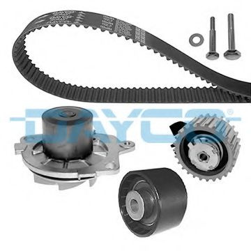 Set pompa apa + curea dintata FIAT PUNTO Van (188AX) (2000 - 2009) DAYCO KTBWP1990 piesa NOUA