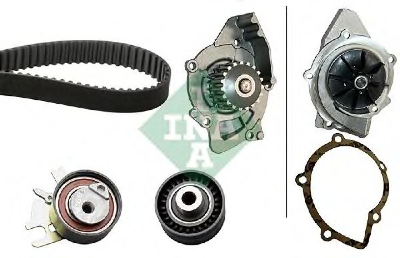Set pompa apa + curea dintata FORD FOCUS II Limuzina (DA) (2005 - 2016) INA 530 0449 30 piesa NOUA