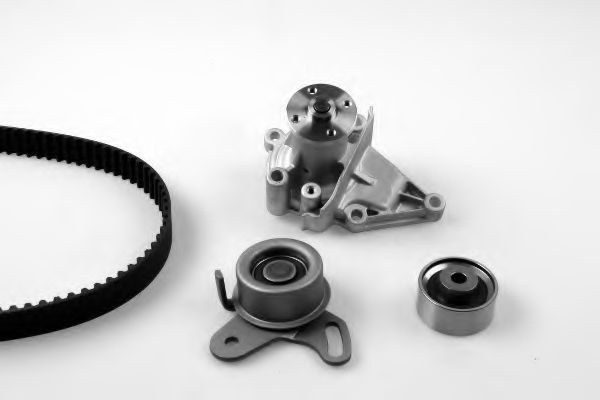Set pompa apa + curea dintata HYUNDAI MATRIX (FC) (2001 - 2010) HEPU PK77660 piesa NOUA