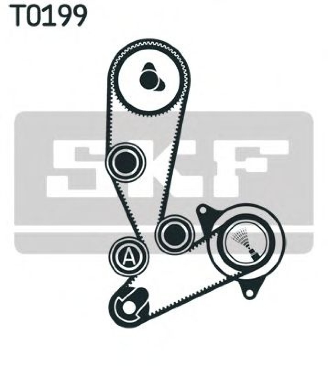 Set pompa apa + curea dintata IVECO DAILY IV platou / sasiu (2006 - 2011) SKF VKMC 02390 piesa NOUA