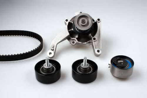 Set pompa apa + curea dintata JEEP CHEROKEE (KJ) (2001 - 2008) HEPU PK17290 piesa NOUA