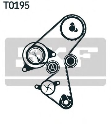 Set pompa apa + curea dintata MINI MINI (R56) (2006 - 2013) SKF VKMC 03259 piesa NOUA