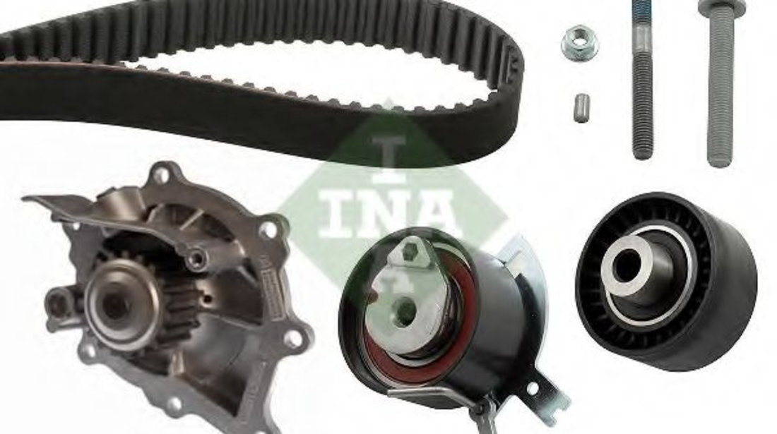 Set pompa apa + curea dintata MITSUBISHI OUTLANDER II (CW) (2006 - 2012) INA 530 0489 30 piesa NOUA