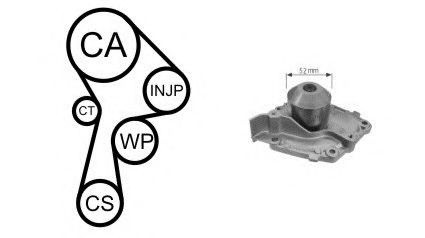 Set pompa apa + curea dintata NISSAN PRIMERA (P12) (2002 - 2016) AIRTEX WPK-169301 piesa NOUA