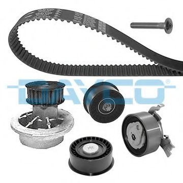 Set pompa apa + curea dintata OPEL ASTRA G Cabriolet (F67) (2001 - 2005) DAYCO KTBWP3611 piesa NOUA