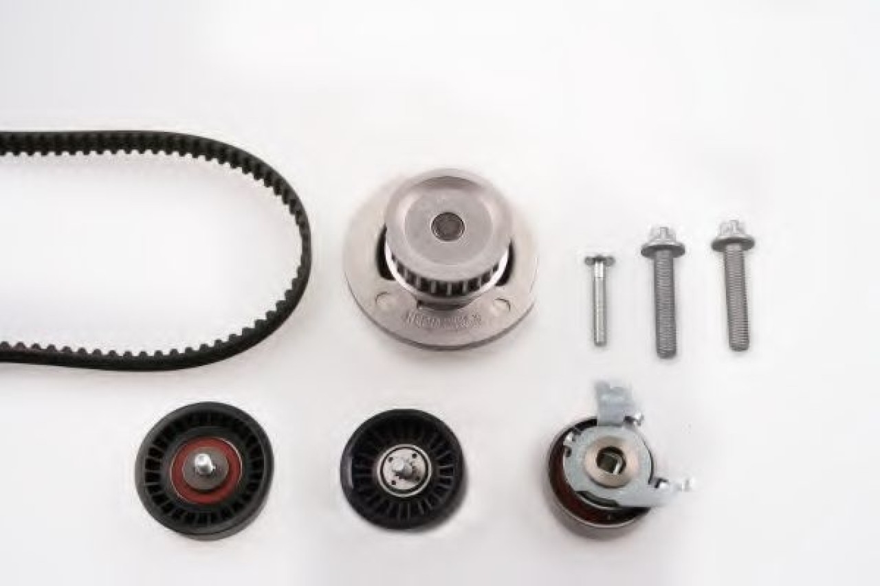 Set pompa apa + curea dintata OPEL ASTRA G Cabriolet (F67) (2001 - 2005) HEPU PK03171 piesa NOUA
