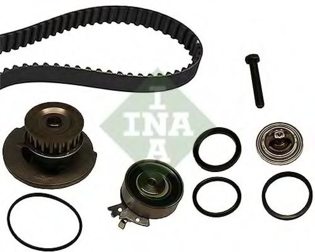 Set pompa apa + curea dintata OPEL COMBO Tour (2001 - 2016) INA 530 0004 31 piesa NOUA