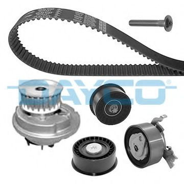 Set pompa apa + curea dintata OPEL CORSA C (F08, F68) (2000 - 2009) DAYCO KTBWP3610 piesa NOUA