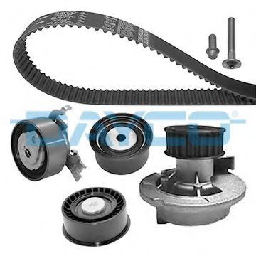 Set pompa apa + curea dintata OPEL VECTRA B Combi (31) (1996 - 2003) DAYCO KTBWP2523 piesa NOUA