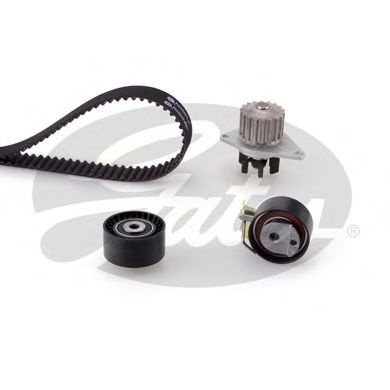 Set pompa apa + curea dintata PEUGEOT 1007 (KM) (2005 - 2016) GATES KP15615XS piesa NOUA