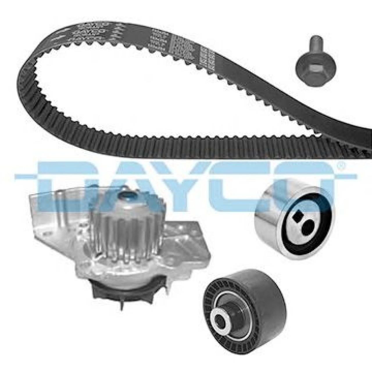 Set pompa apa + curea dintata PEUGEOT 206 Hatchback (2A/C) (1998 - 2016) DAYCO KTBWP5340 piesa NOUA