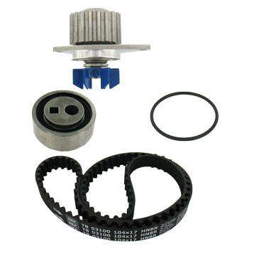 Set pompa apa + curea dintata PEUGEOT 206 Hatchback (2A/C) (1998 - 2016) DAYCO KTBWP1010 piesa NOUA