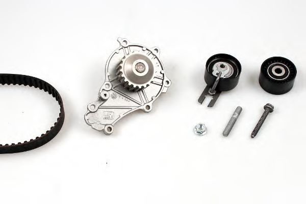 Set pompa apa + curea dintata PEUGEOT 206 limuzina (2007 - 2016) HEPU PK08930 piesa NOUA