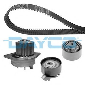 Set pompa apa + curea dintata PEUGEOT 206 SW (2E/K) (2002 - 2016) DAYCO KTBWP4170 piesa NOUA