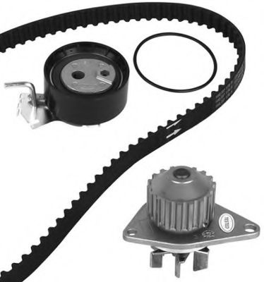 Set pompa apa + curea dintata PEUGEOT 206+ (T3E) (2009 - 2016) GRAF KP837-2 piesa NOUA