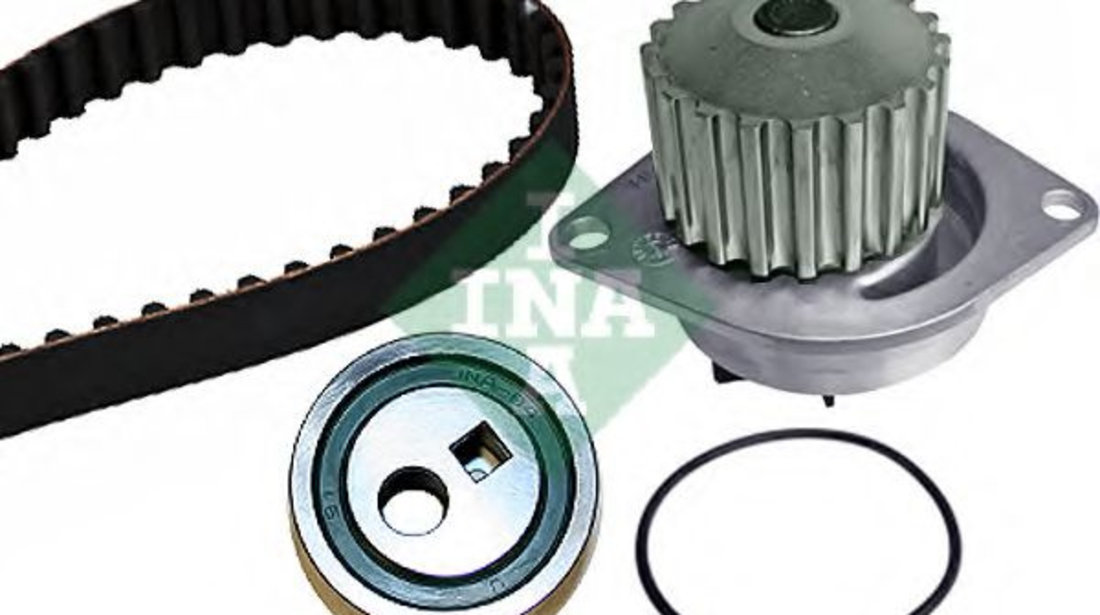 Set pompa apa + curea dintata PEUGEOT 306 Break (7E, N3, N5) (1994 - 2002) INA 530 0252 30 piesa NOUA