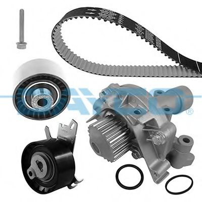 Set pompa apa + curea dintata PEUGEOT 307 Estate (3E) (2002 - 2016) DAYCO KTBWP5910 piesa NOUA