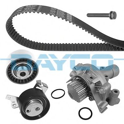 Set pompa apa + curea dintata PEUGEOT 307 SW (3H) (2002 - 2016) DAYCO KTBWP3442 piesa NOUA