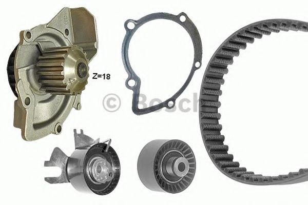 Set pompa apa + curea dintata PEUGEOT 407 SW (6E) (2004 - 2016) BOSCH 1 987 946 497 piesa NOUA