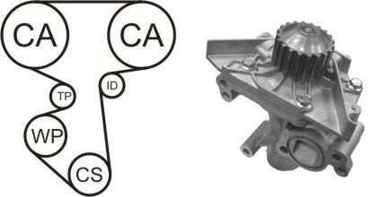 Set pompa apa + curea dintata PEUGEOT 807 (E) (2002 - 2016) AIRTEX WPK-185701 piesa NOUA