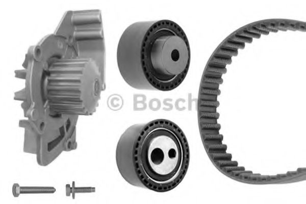 Set pompa apa + curea dintata PEUGEOT BOXER platou / sasiu (244) (2001 - 2016) BOSCH 1 987 946 411 piesa NOUA