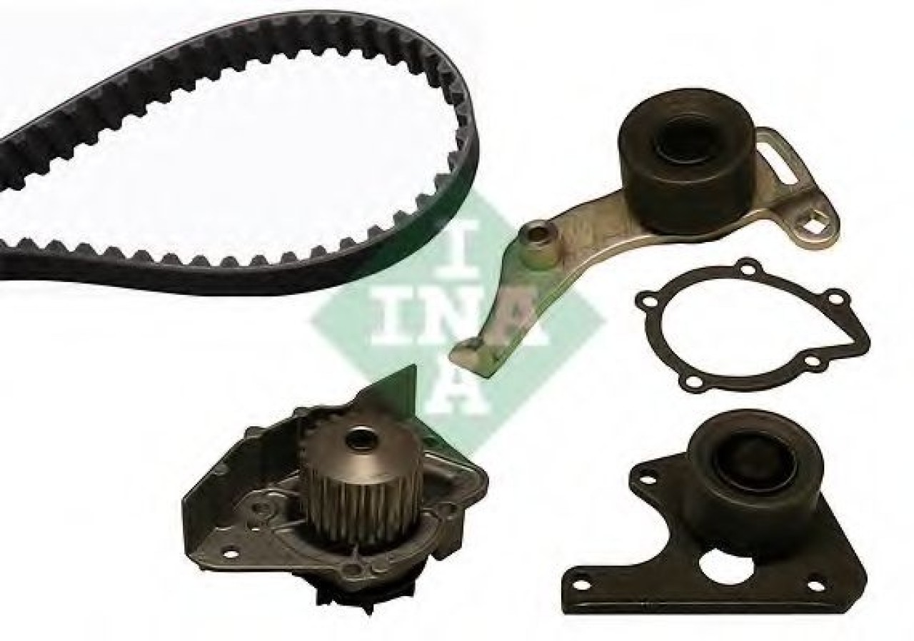 Set pompa apa + curea dintata PEUGEOT PARTNER caroserie (5) (1996 - 2012) INA 530 0096 30 piesa NOUA