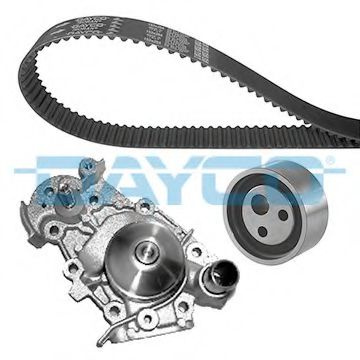 Set pompa apa + curea dintata RENAULT CLIO I (B/C57, 5/357) (1990 - 1998) DAYCO KTBWP1740 piesa NOUA